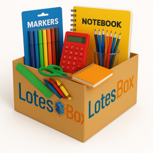 Caja sorpresa con artículos variados de Lotes Box
