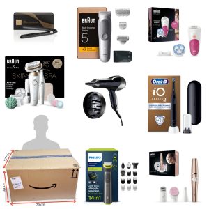 Caja Con 28 Articulos de Cuidado Personal Procedentes de Devoluciones de Amazon L67.P-3406.REF: spImn124tZB