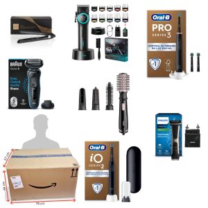 Caja Con 38 Articulos de Cuidado Personal Procedentes de Devoluciones de Amazon L67.P-3406.REF: spImn12RyTB