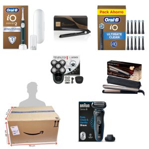 Caja Con 34 Articulos de Cuidado Personal Procedentes de Devoluciones de Amazon L67.P-3558.REF: spImn129oem