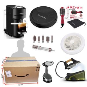 Caja Sorpresa de Pequeño Electrodoméstico por valor de más de 300€, Devoluciones de Amazon