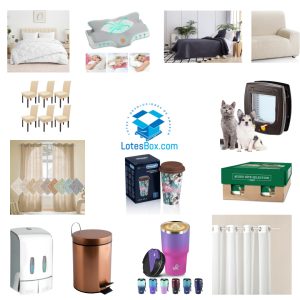 Caja con 30  Productos Mixtos Del Hogar- Devoluciones De Amazon Ref.L82 P-1182- spW83P8907r